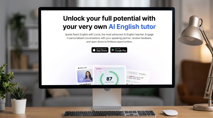 App Loora AI para practicar inglés
